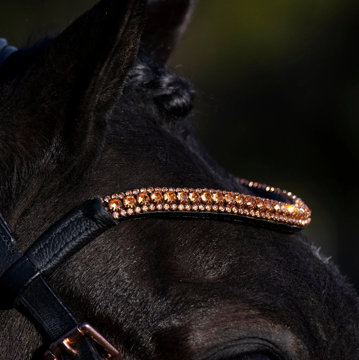Lumiere - Rose Gold Crystal Browband (also in brown!)