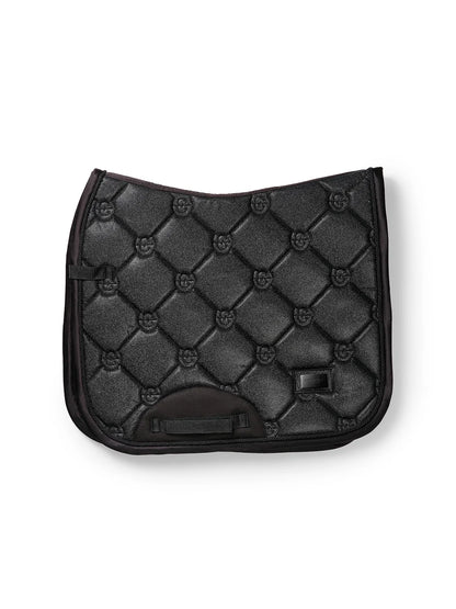 Equestrian Stockholm - Core Collection - All Black Glimmer Dressage Saddle Pad dressuurzadeldek