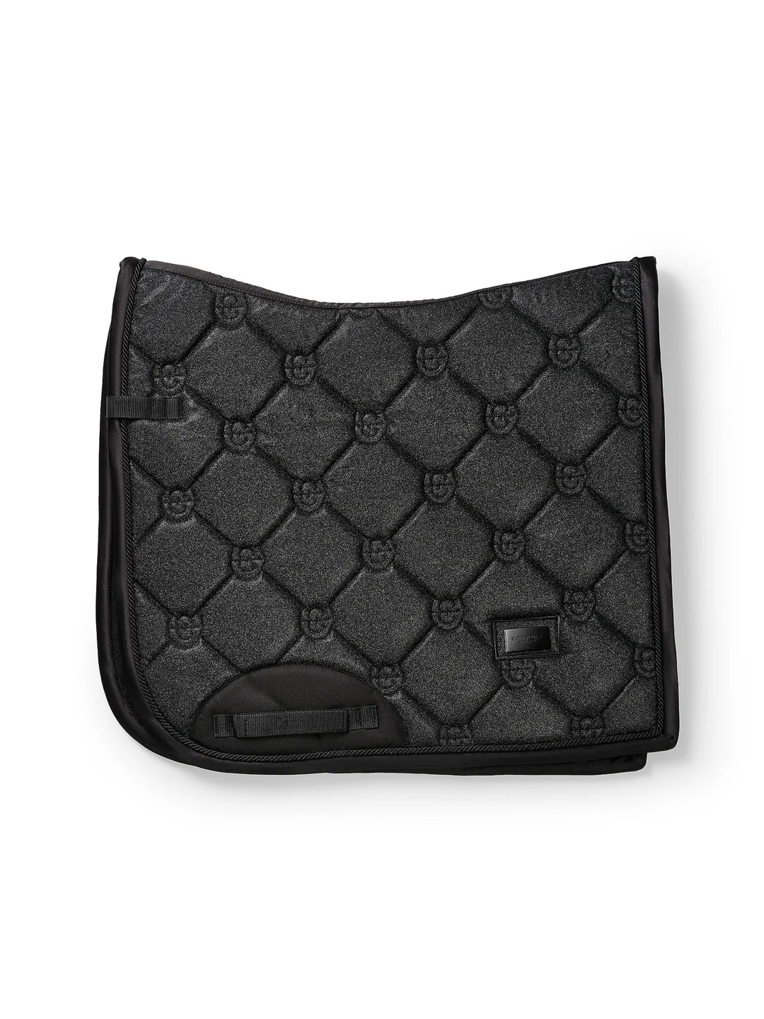 Equestrian Stockholm - Core Collection - All Black Glimmer Dressage Saddle Pad dressuurzadeldek