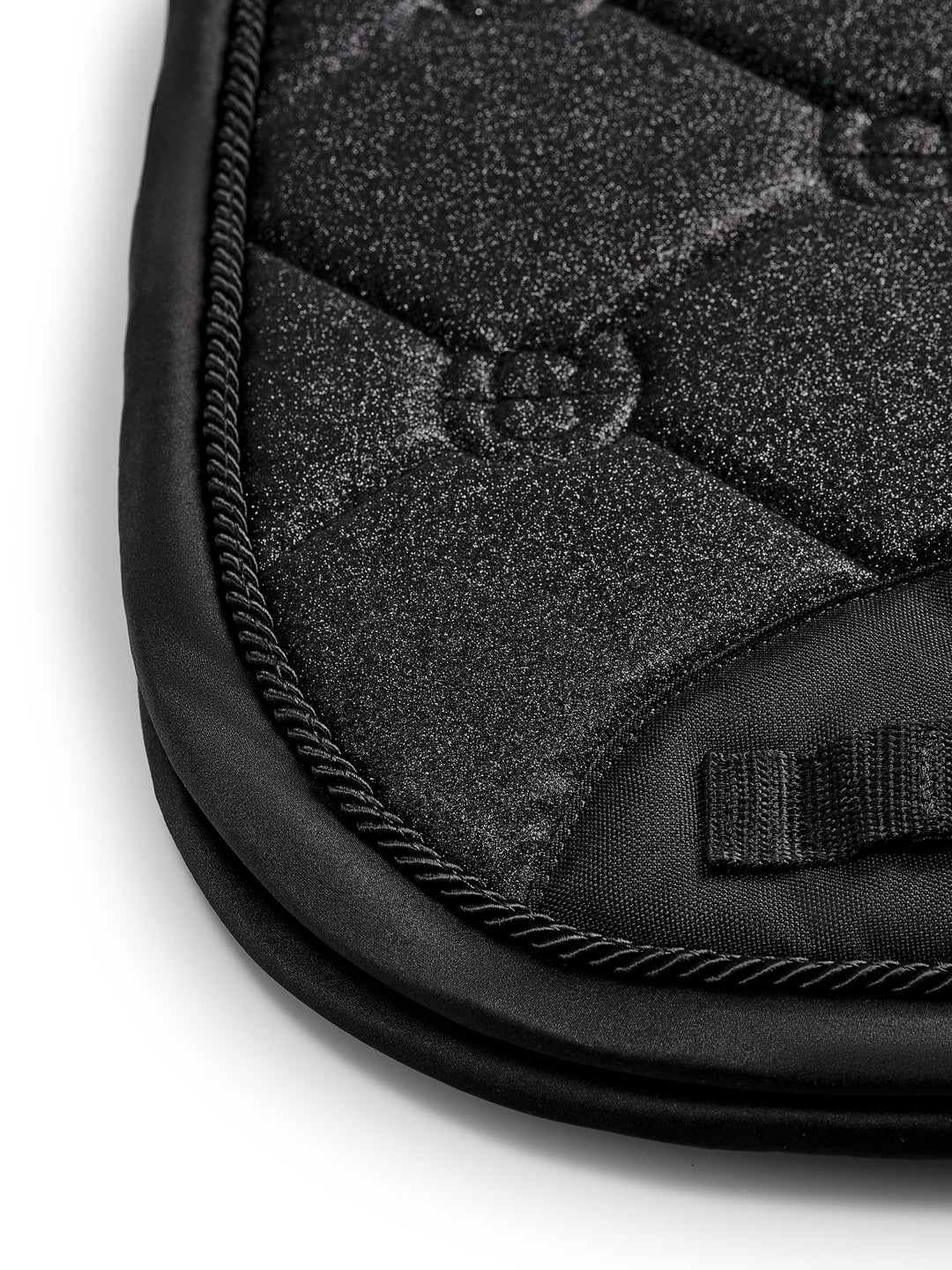 Equestrian Stockholm - Core Collection - All Black Glimmer Dressage Saddle Pad dressuurzadeldek