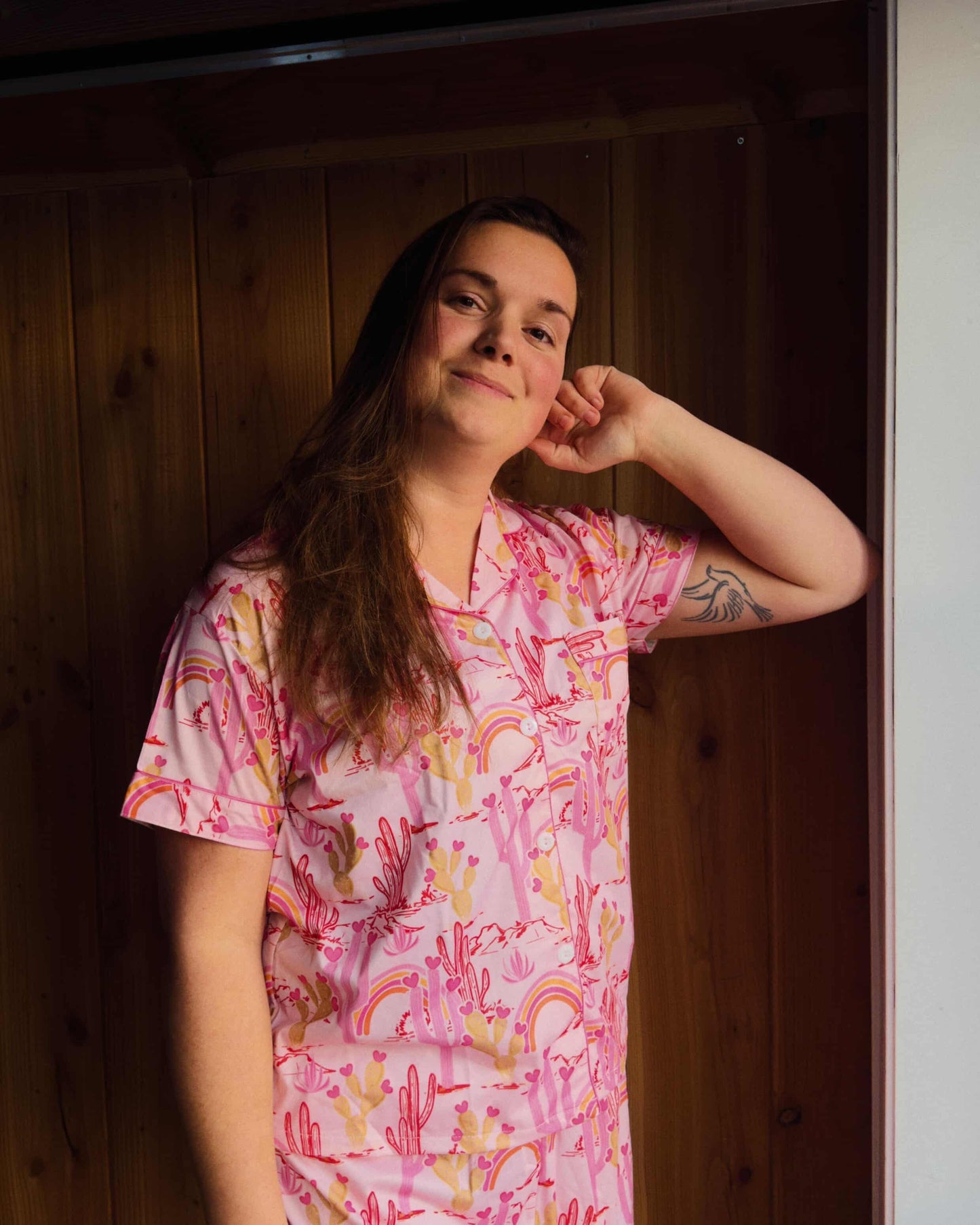 FMH - Damen-Sommerpyjama-Set/Loungewear Cowgirl Dreams