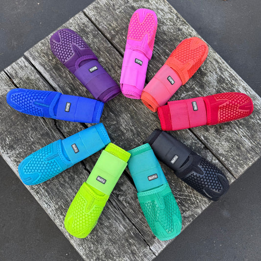 FMH - NeoPro the Solids - Neoprene beenbeschermers boots voor paarden (div. kleuren)