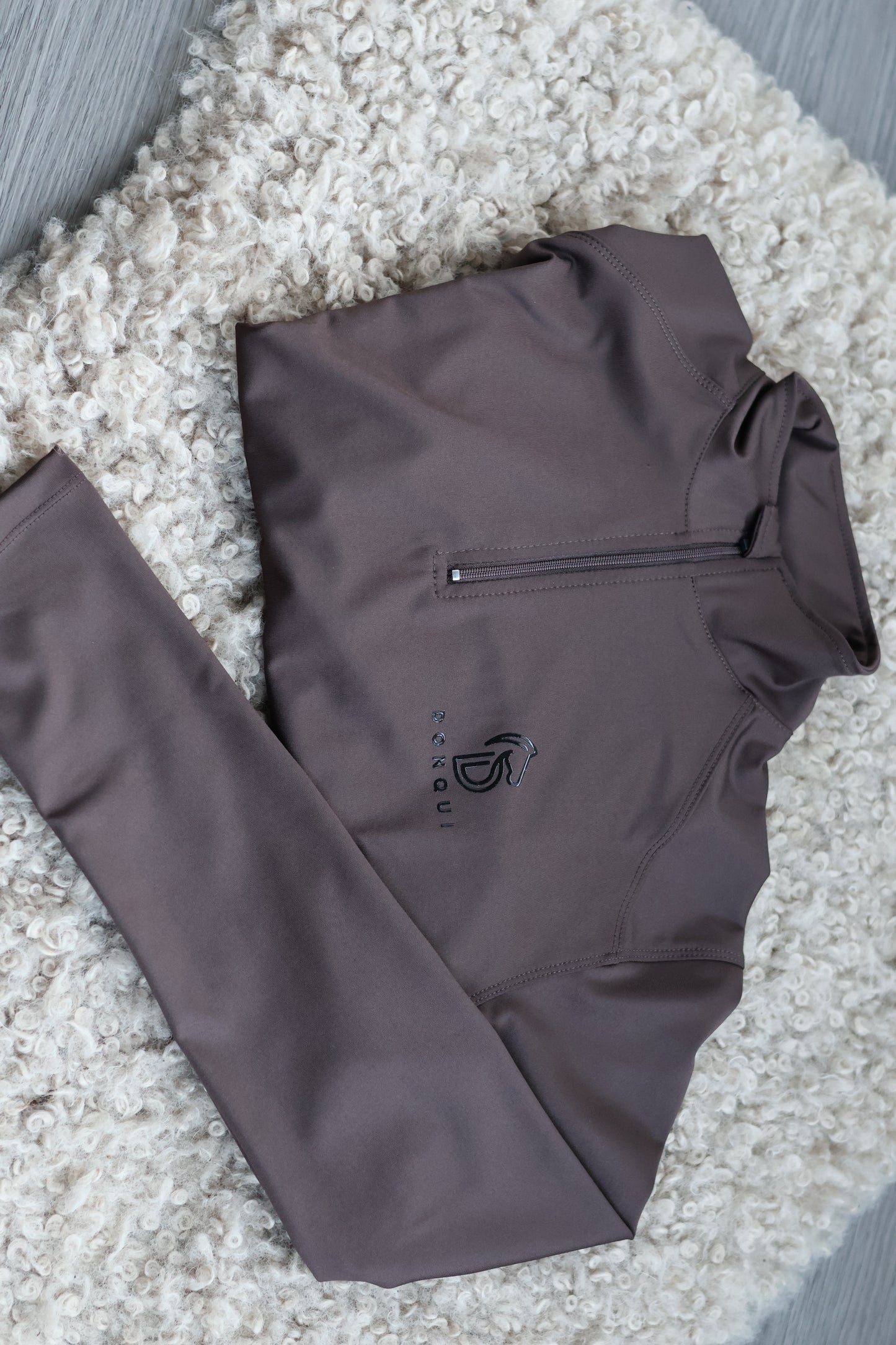 Donqui - Baselayer lange mouw Chocolate bruin