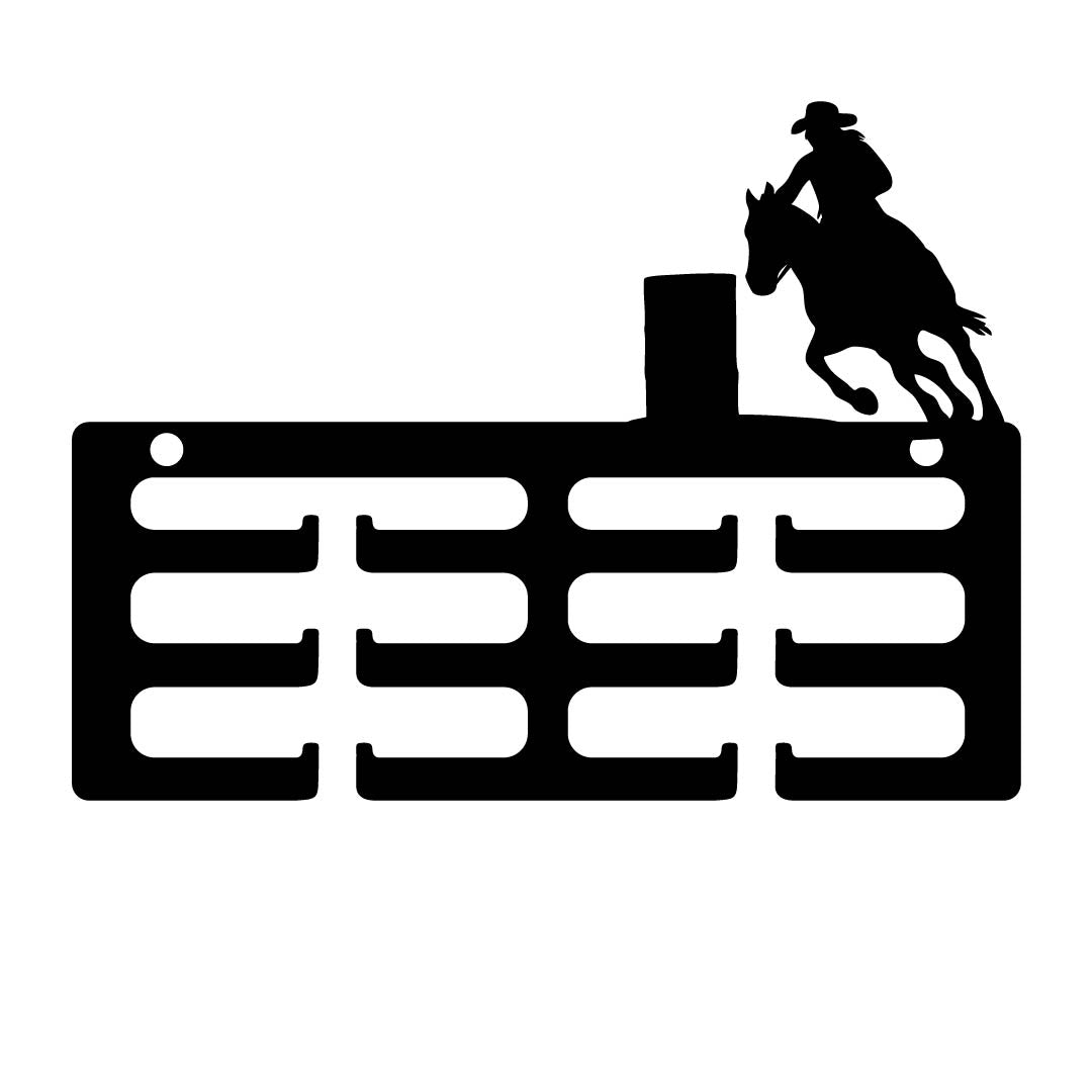 Wolfxjessy - Rozet houder Western ruiter barrelrace
