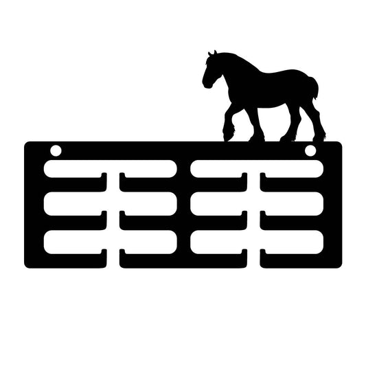 Wolfxjessy - Porta coccarda Cavallo da tiro belga