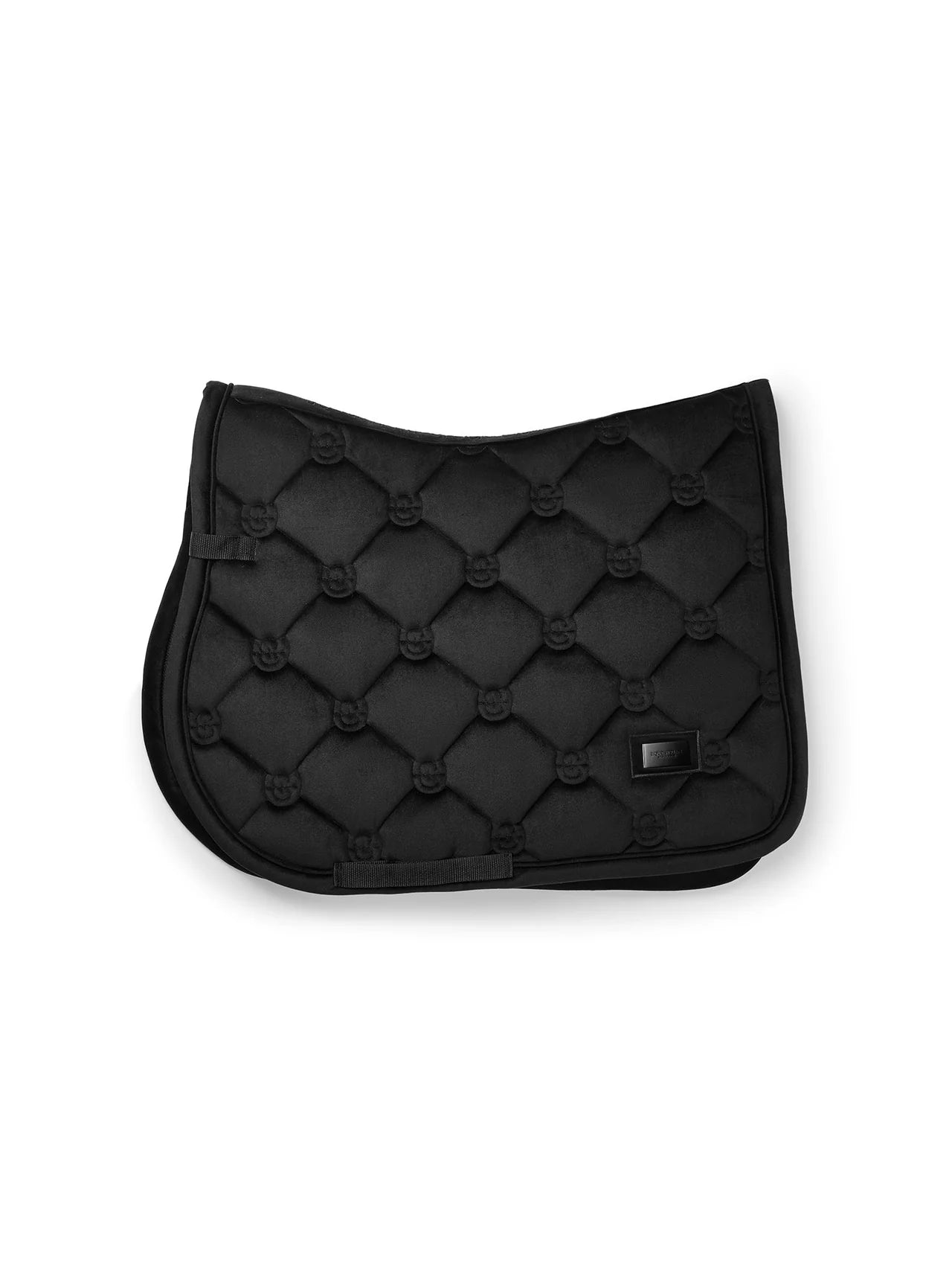 Equestrian Stockholm - FW26 Black - Jump Saddle Pad Velvet springzadeldek