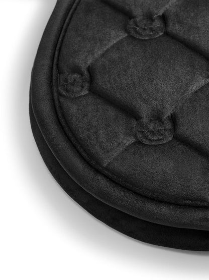 Equestrian Stockholm - FW26 Black - Jump Saddle Pad Velvet springzadeldek