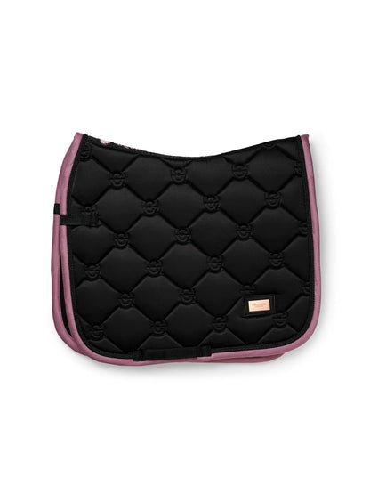 Equestrian Stockholm - FW26 Black Blush  - Dressage Saddle Pad dressuurzadeldek - Ride Against Cancer