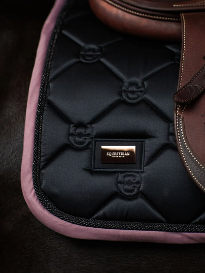 Equestrian Stockholm - FW26 Black Blush  - Jump Saddle Pad springzadeldek - Ride Against Cancer