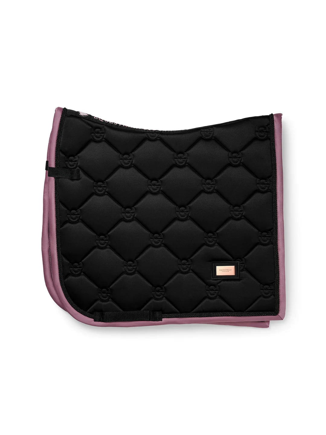 Equestrian Stockholm - FW26 Black Blush  - Dressage Saddle Pad dressuurzadeldek - Ride Against Cancer