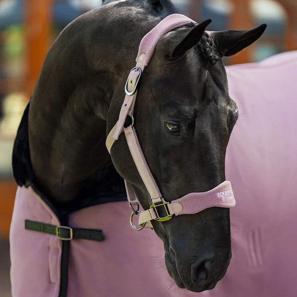 Equestrian Stockholm - FW26 Blush - Anatomic Fleece Halter - Ride Against Cancer
