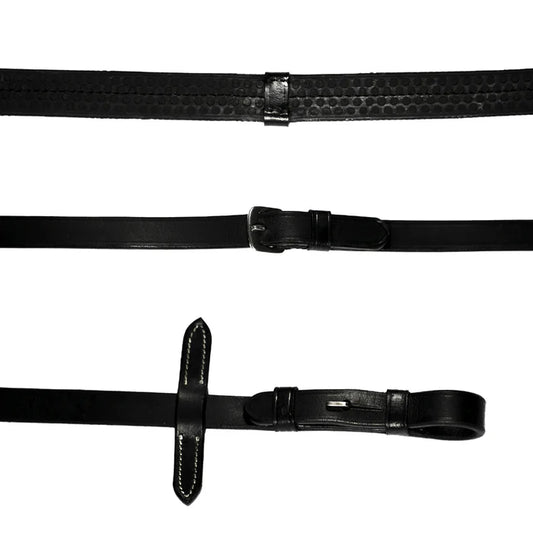 Lumi Pony - Teugels zwart rubber