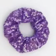 FMH - Glitter Pailletten Sequin Scrunchie elastiek dressuurknot knotband (div. kleuren)