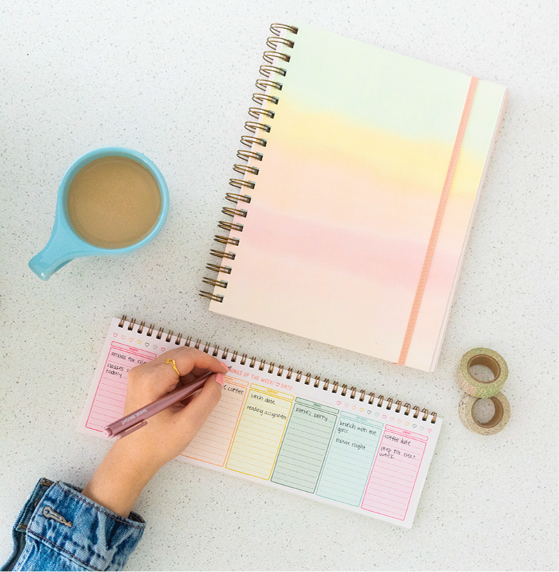 TOOT - Wekelijkse bureau-onderlegger planner