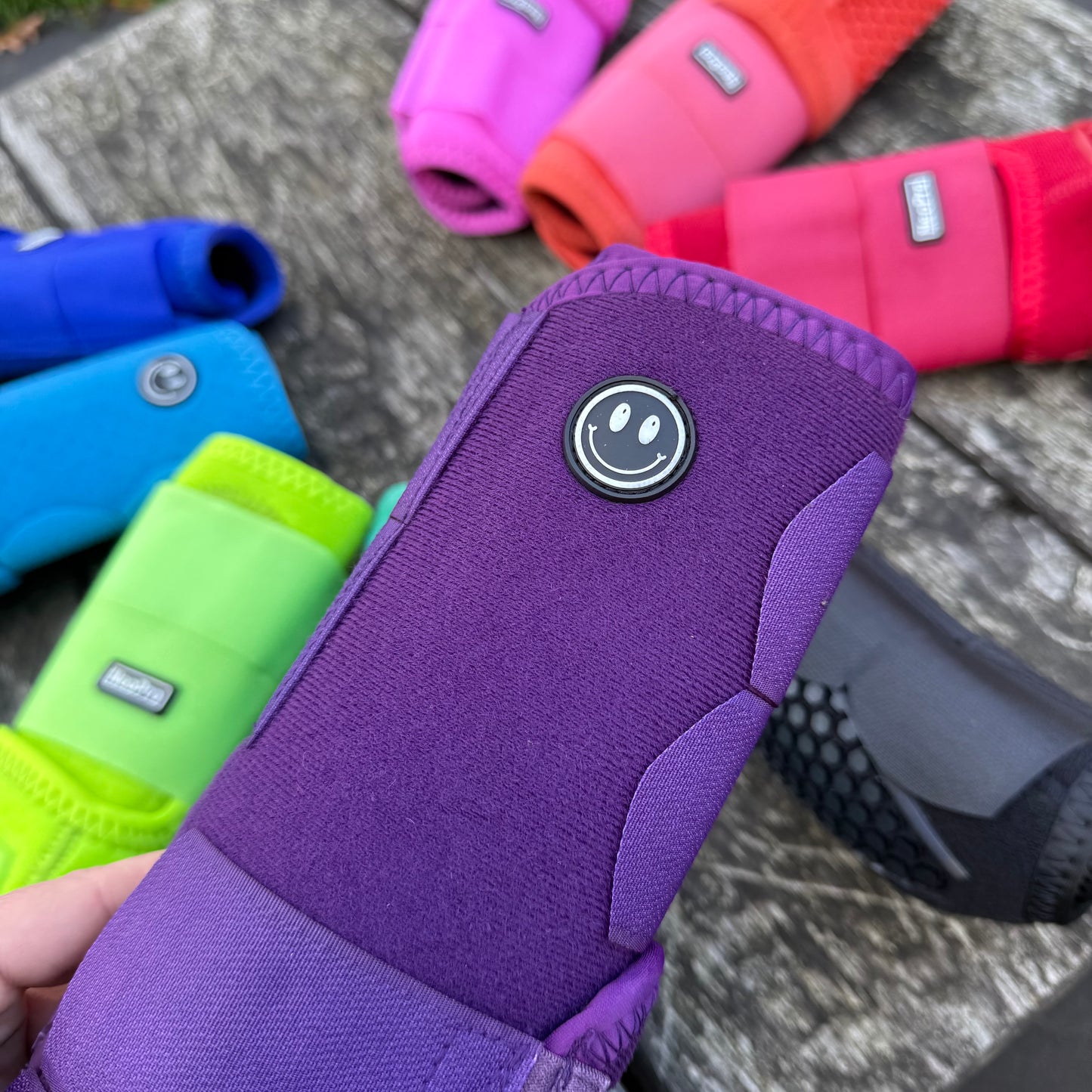 FMH - NeoPro the Solids - Neoprene beenbeschermers boots voor paarden (div. kleuren)