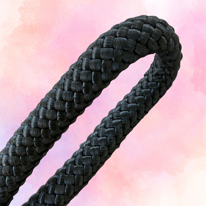 Het Paardenatelier - Longeerhalster Touwhalster ‘All Black’ zwart/zwart