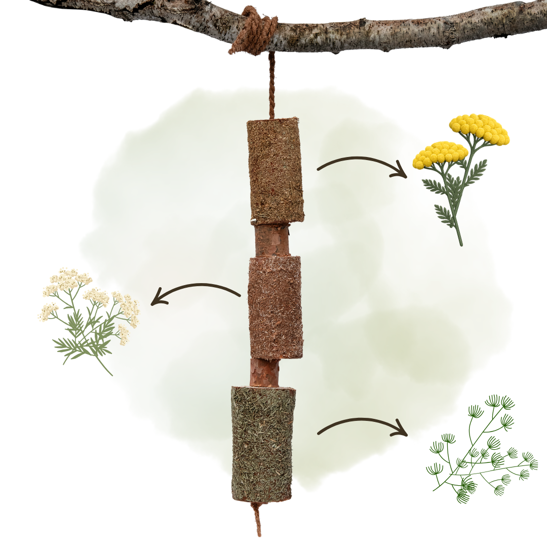 Herbi Horse - Houten speeltouw met kruiden (diverse)