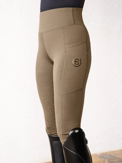 Equestrian Stockholm - Core Collection - Champagne Riding Tights Movement rijlegging (full-seat)