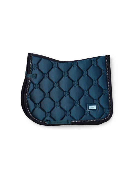 Equestrian Stockholm - FW26 Blue Meadow  - Crystal Shine Jump Saddle Pad springzadeldek