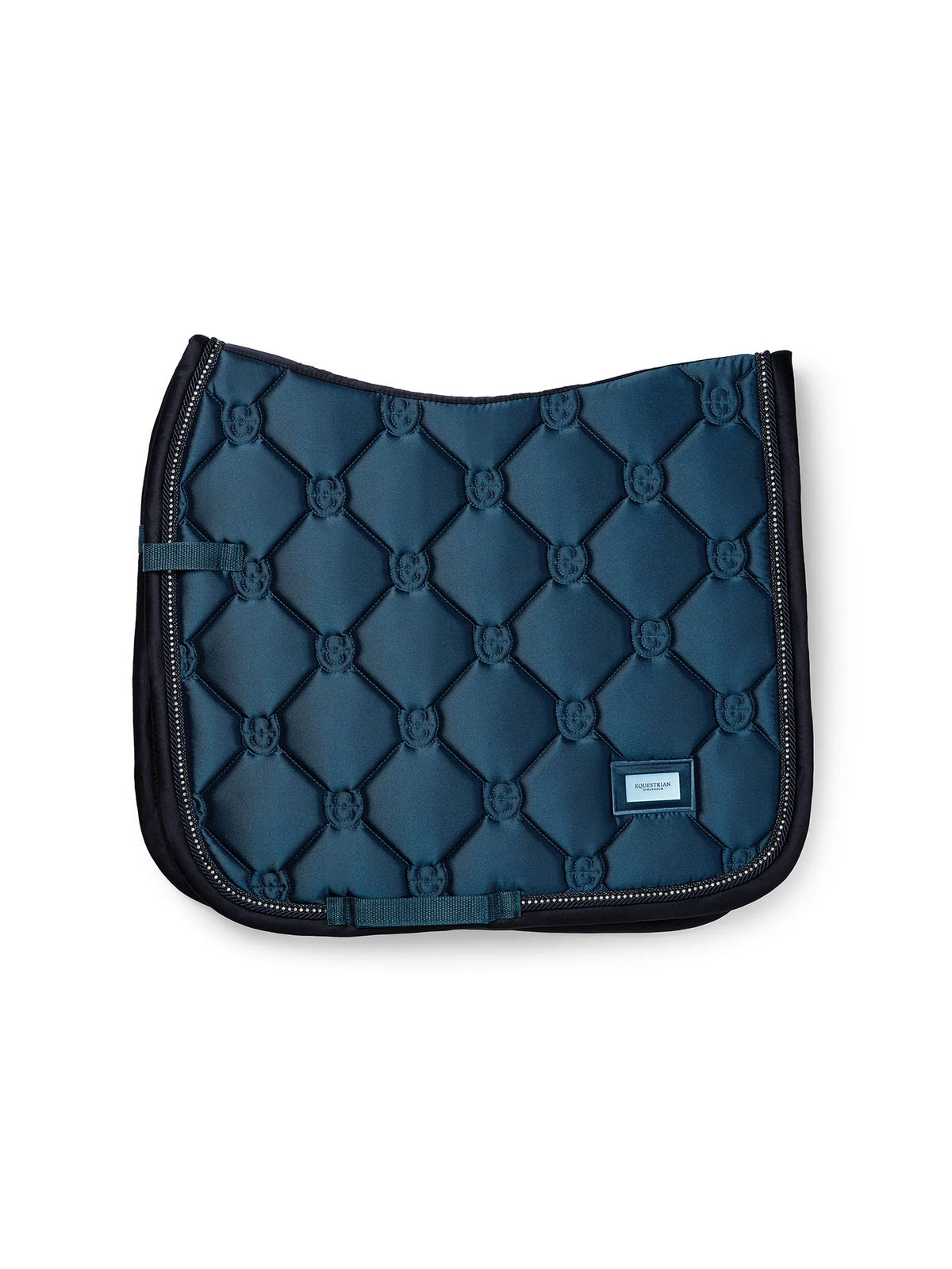Equestrian Stockholm - FW26 Blue Meadow  - Crystal Shine Dressage Saddle Pad dressuurzadeldek