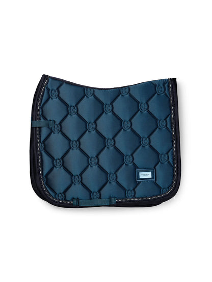 Equestrian Stockholm - FW26 Blue Meadow  - Crystal Shine Dressage Saddle Pad dressuurzadeldek