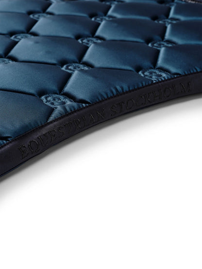 Equestrian Stockholm - FW26 Blue Meadow  - Crystal Shine Dressage Saddle Pad dressuurzadeldek