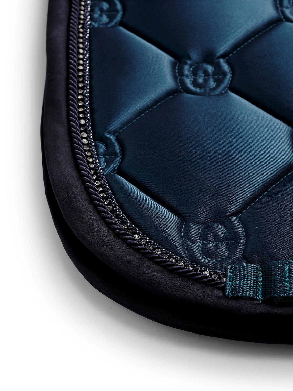 Equestrian Stockholm - FW26 Blue Meadow  - Crystal Shine Dressage Saddle Pad dressuurzadeldek