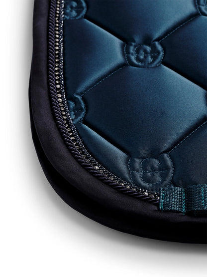 Equestrian Stockholm - FW26 Blue Meadow  - Crystal Shine Dressage Saddle Pad dressuurzadeldek