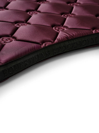 Equestrian Stockholm - FW26 Mauve Wine  - Crystal Shine Dressage Saddle Pad dressuurzadeldek