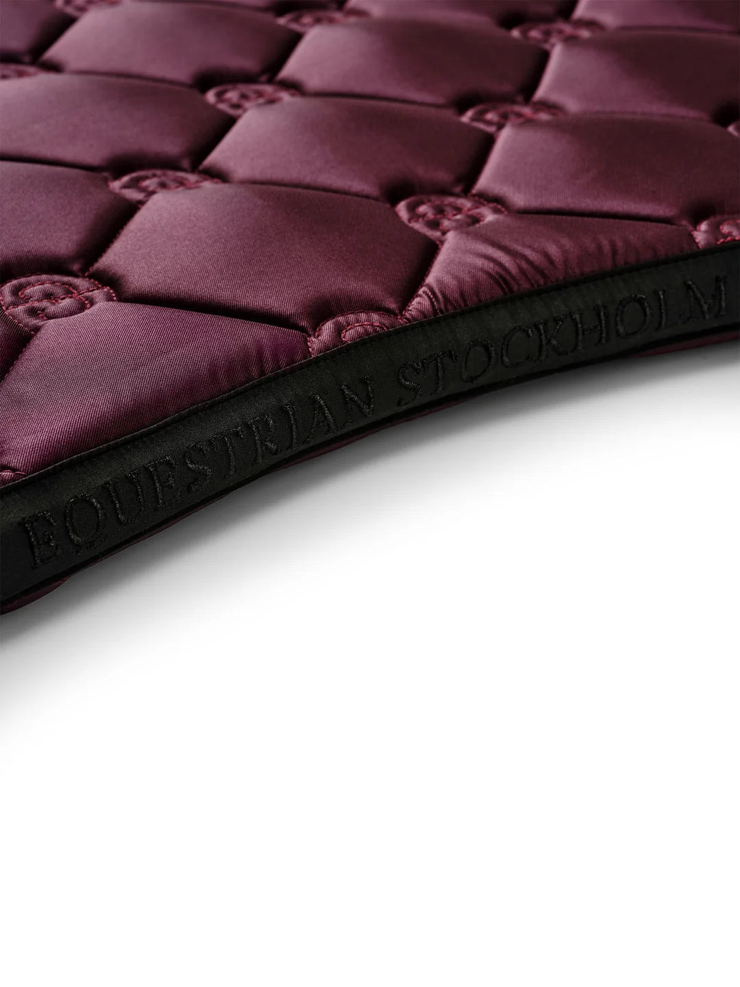 Equestrian Stockholm - FW26 Mauve Wine  - Crystal Shine Jump Saddle Pad springzadeldek
