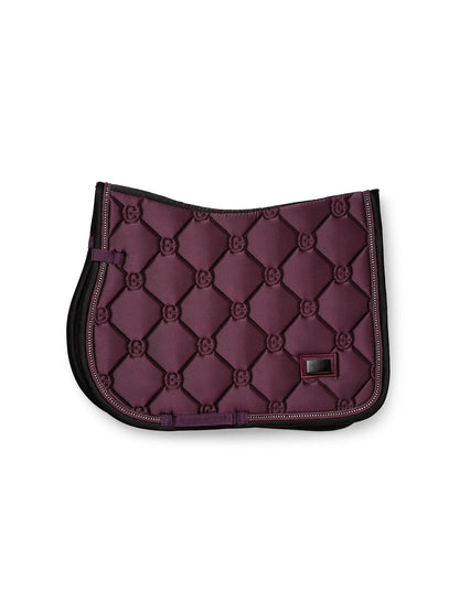 Equestrian Stockholm - FW26 Mauve Wine  - Crystal Shine Jump Saddle Pad springzadeldek