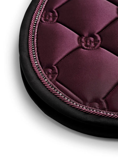 Equestrian Stockholm - FW26 Mauve Wine  - Crystal Shine Jump Saddle Pad springzadeldek