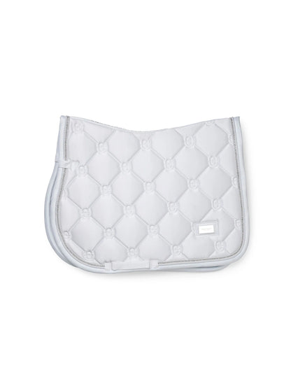 Equestrian Stockholm - Core Collection - White Crystal Shine Jump Saddle Pad springzadeldek