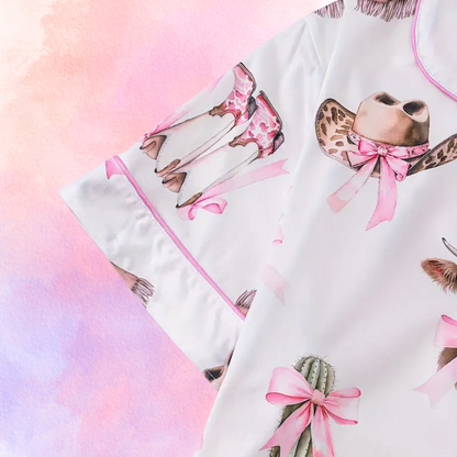 FMH - Women's summer pajama set/lounge suit Cutest Cowgirl