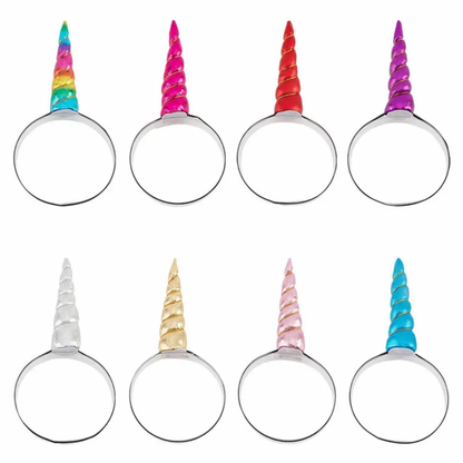 FMH - Einhorn Horn 10cm mit Gummiband Einhorn