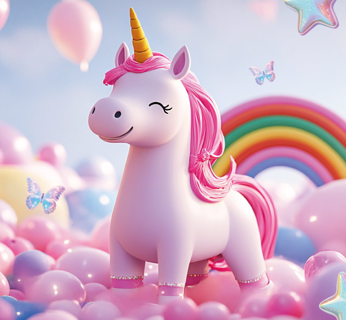 Jumpbanners - Hinderniszeil Bixie Unicorn Dreams