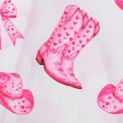 FMH - Dames zomerse pyjama set/ loungepak Sweet Pink