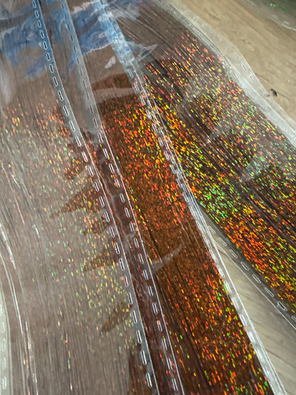 FMH - Clip-in volle hair tinsels glitter per stuk