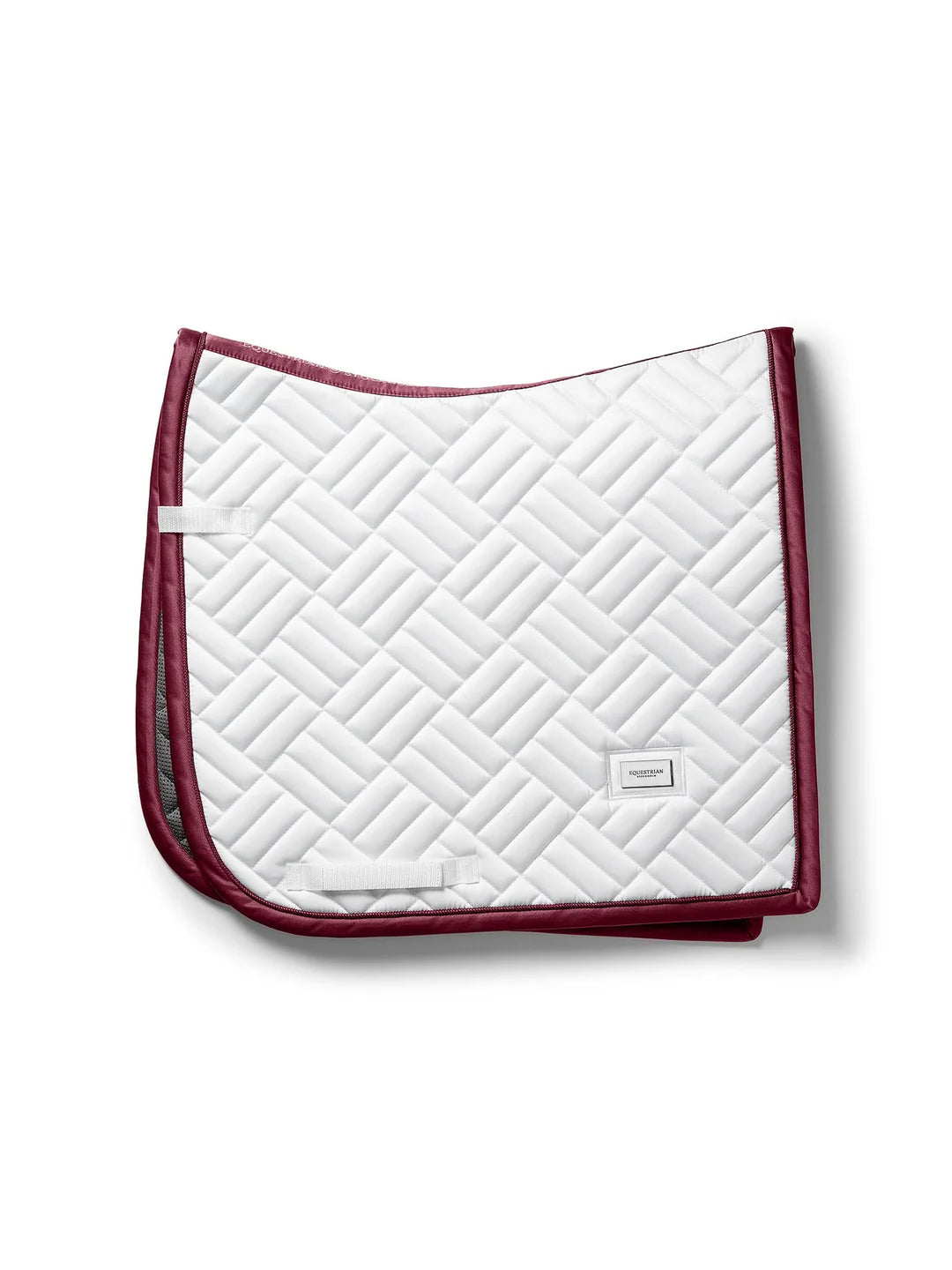 Equestrian Stockholm - FW26 White Merlot - Dressage Saddle Pad Modern dressuurzadeldek