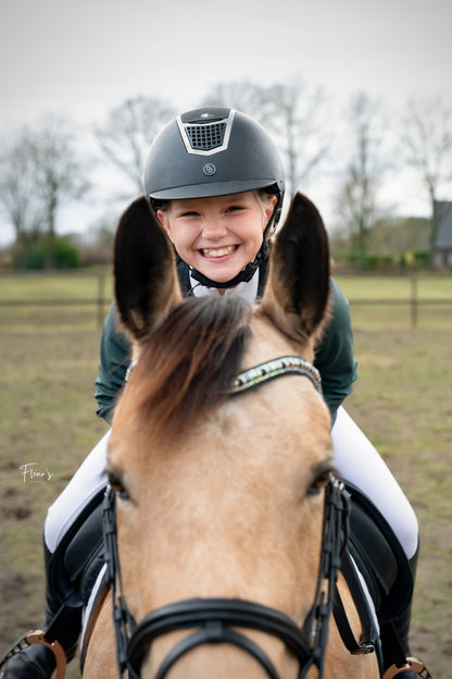 Moeders Mooiste Frontriemen - Deluxe “Bo’s Lucky Browband” Z/H-N/D