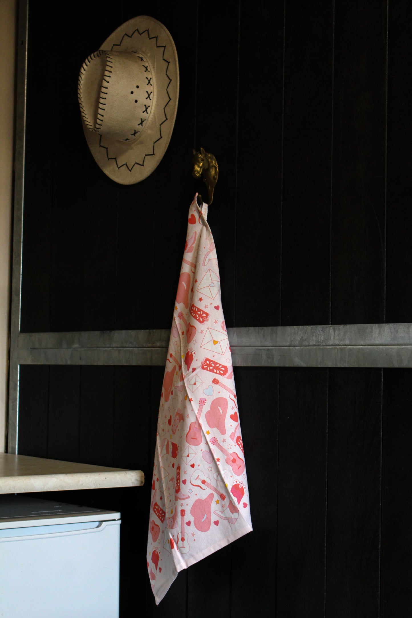 Callie Danielle - Howdy Cowgirl Western Tea Towel