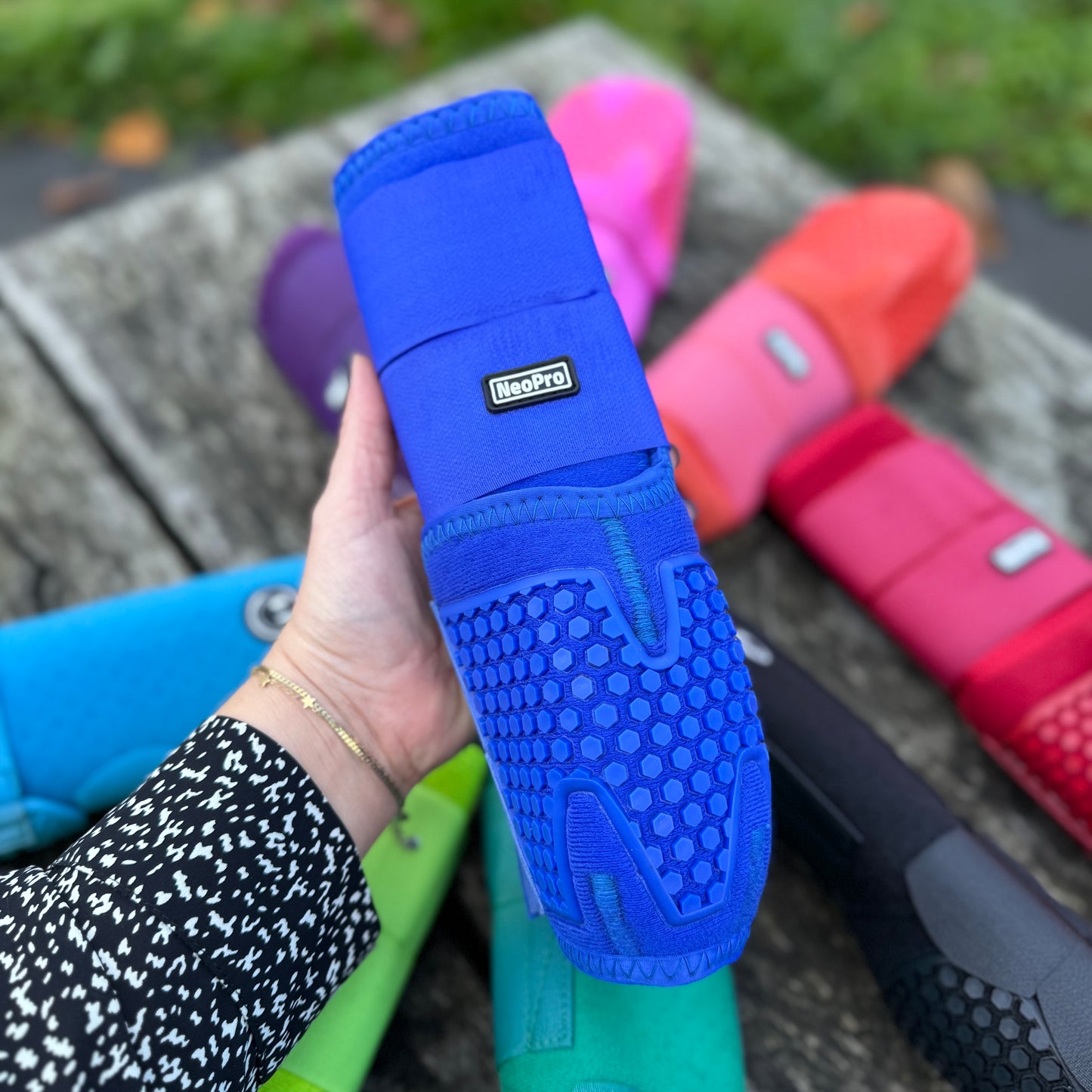 FMH - NeoPro the Solids - Neoprene beenbeschermers boots voor paarden (div. kleuren)