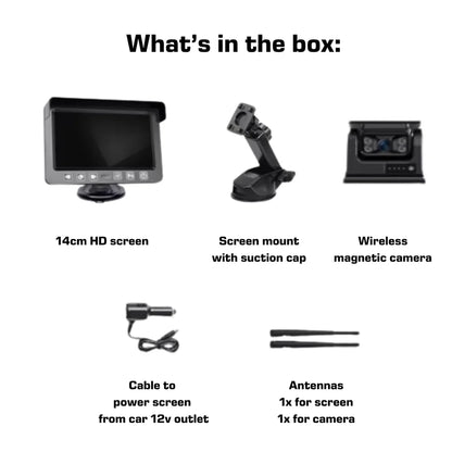 Equine Eye - Trailercamera Venture (2,4 GHz draadloze verbinding camera-monitor)