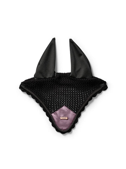 Equestrian Stockholm - FW26 Black Blush - Ear Bonnet oornetje - Ride Against Cancer