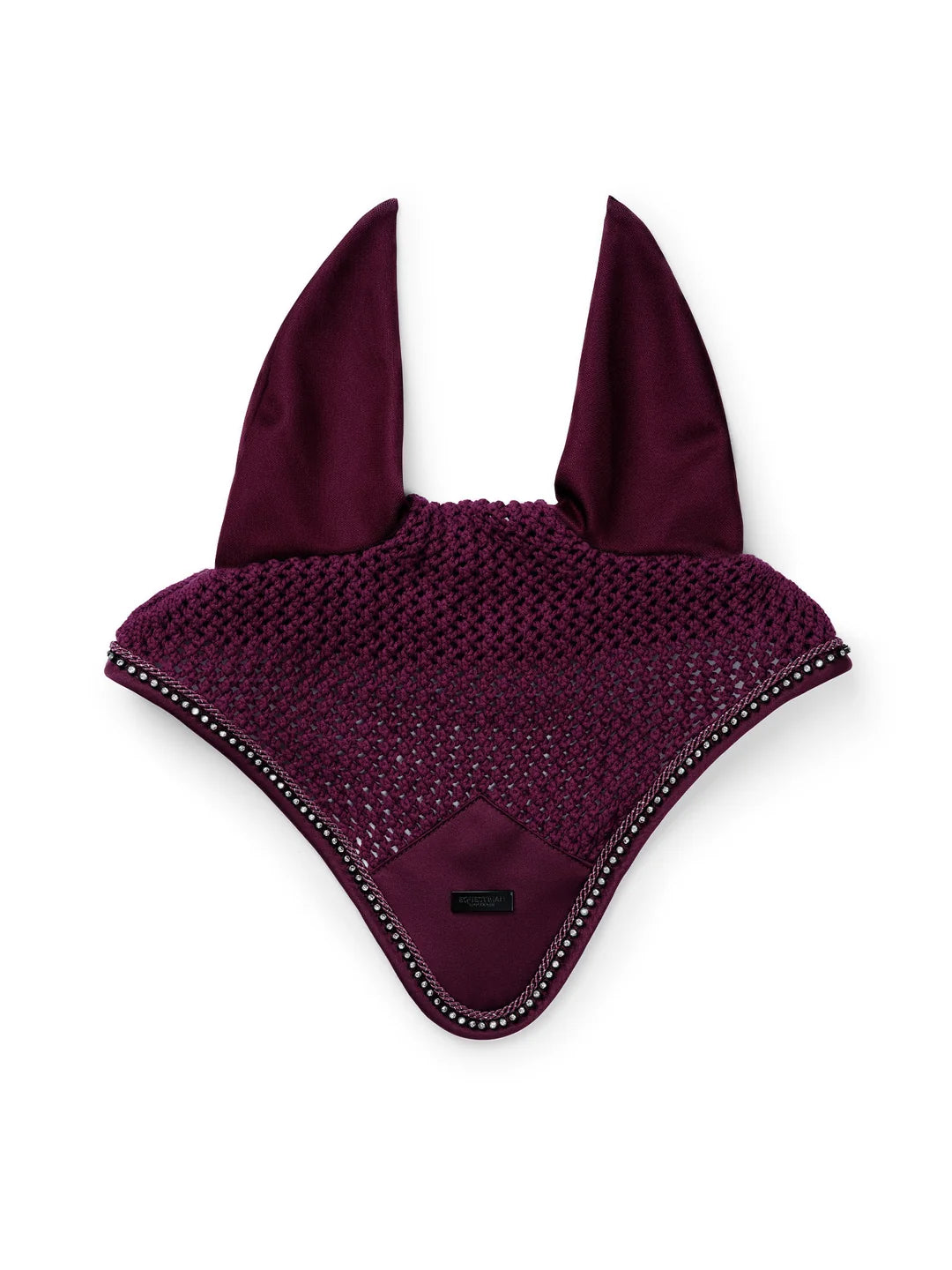 Equestrian Stockholm - FW26 Mauve Wine - Crystal Modern Ear Bonnet oornetje