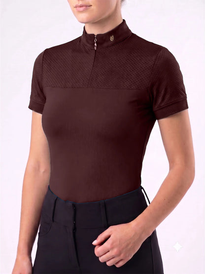Equestrian Stockholm - Endless Glow - Divine Motion Top rijshirt met korte mouw