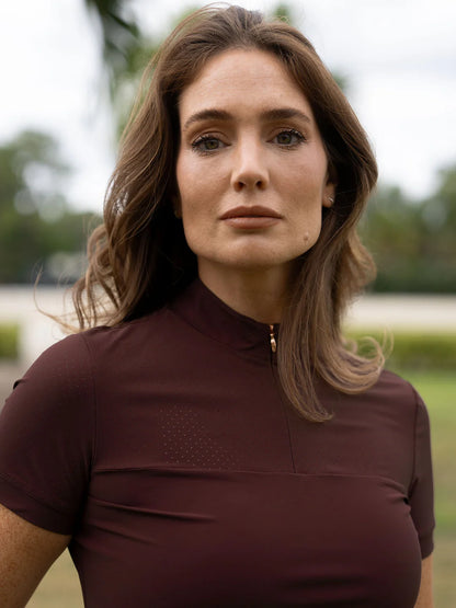Equestrian Stockholm - Endless Glow - Divine Motion Top rijshirt met korte mouw