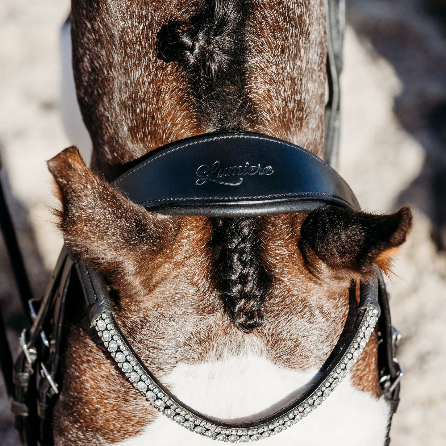 Lumiere/ Lumi Pony – Solitaire Crystal Stirnband (auch in Braun!)