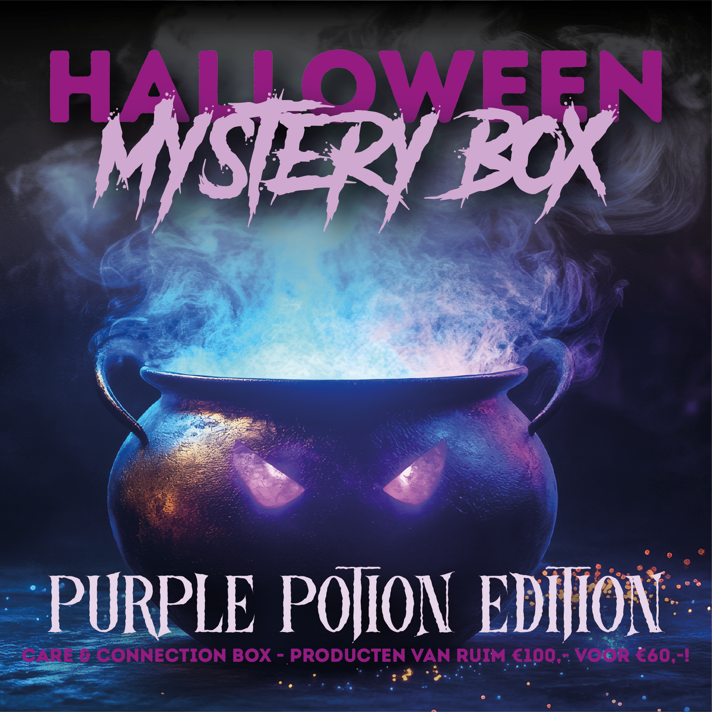 Halloween Mystery Box - Purple Potion - Care &amp; Connection Box