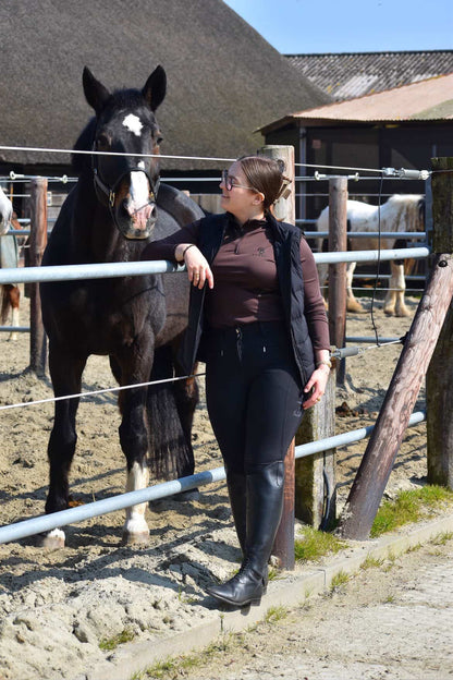 Donqui - Baselayer lange mouw Chocolate bruin